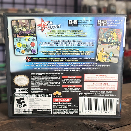 Nintendo DS - Rock Revolution Retrograde Collectibles CIB, DS, E10 Rated, HB Studios Multimedia, Konami, Music, Nintendo DS, Rhythm Preowned Video Game