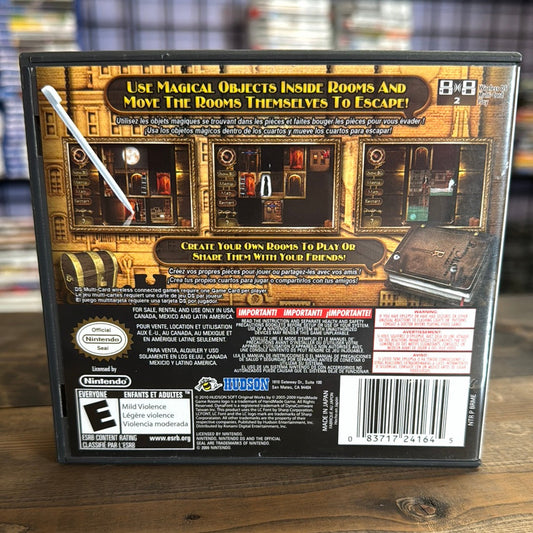 Nintendo DS - Rooms: The Main Building Retrograde Collectibles DS, E Rated, HandMade Game, Hudson Entertainment, Nintendo DS, Puzzle, Rooms Preowned Video Game 