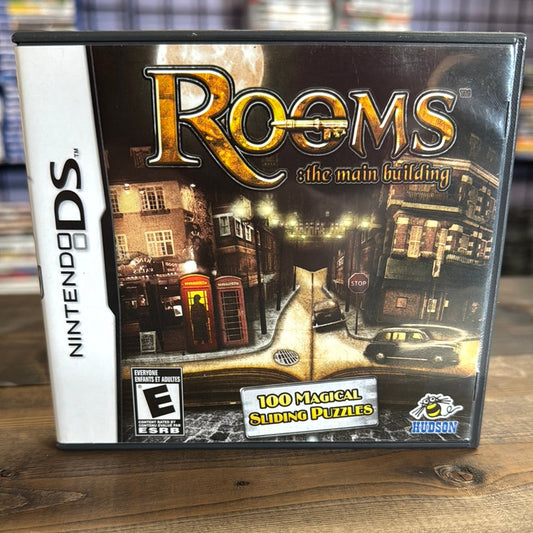 Nintendo DS - Rooms: The Main Building Retrograde Collectibles DS, E Rated, HandMade Game, Hudson Entertainment, Nintendo DS, Puzzle, Rooms Preowned Video Game 