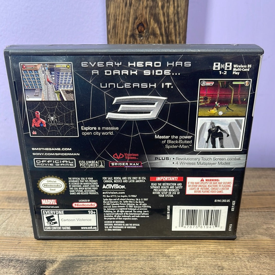 Nintendo DS - Spider-Man 3 Retrograde Collectibles Action, Activision, Adventure, CIB, E10 Rated, Nintendo DS, Platformer, Spider-Man Series, Superhero Preowned Video Game
