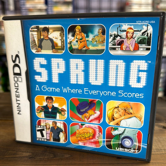 Nintendo DS - Sprung Retrograde Collectibles CIB, Dating Sim, DS, Nintendo DS, Romance, T Rated, Ubisoft Preowned Video Game 