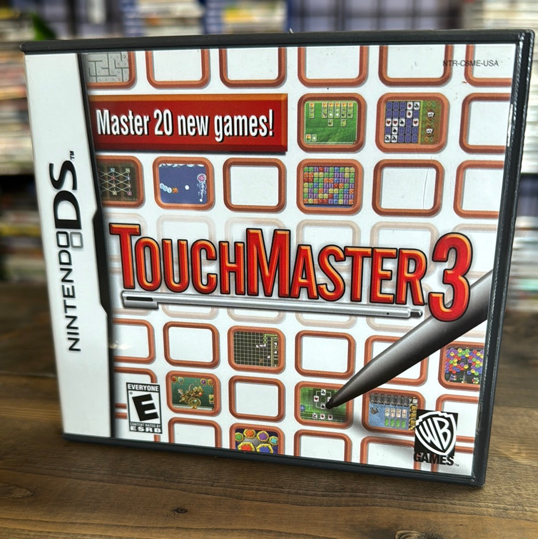 Nintendo DS - Touchmaster 3 Retrograde Collectibles CIB, Compilation, DS, E Rated, Hijinx Studios, Nintendo DS, Puzzle, Touchmaster, Warner Bros, WB Gam Preowned Video Game