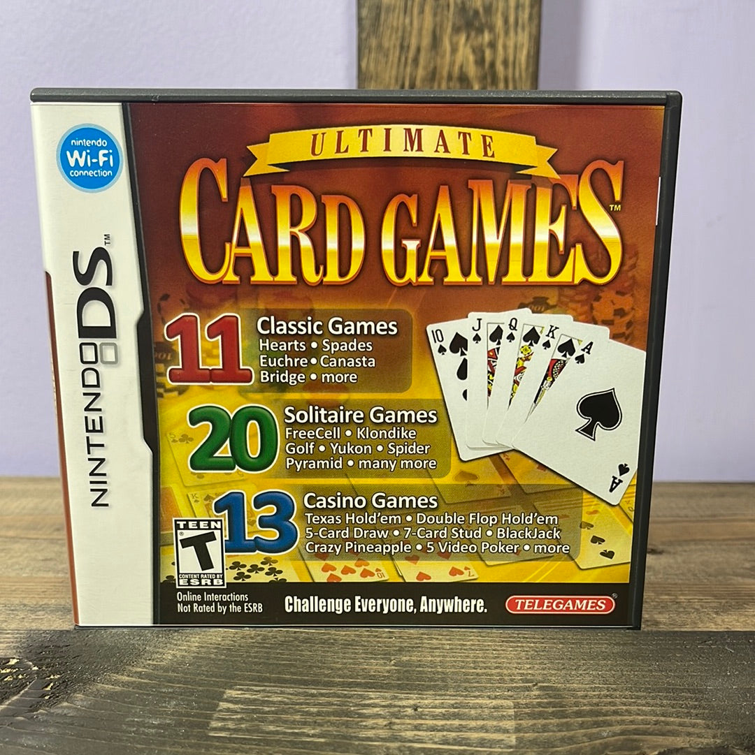 Nintendo DS - Ultimate Card Games Retrograde Collectibles Board Game, Card Game, CIB, Cosmigo, Nintendo DS, T Rated, Telegames Preowned Video Game