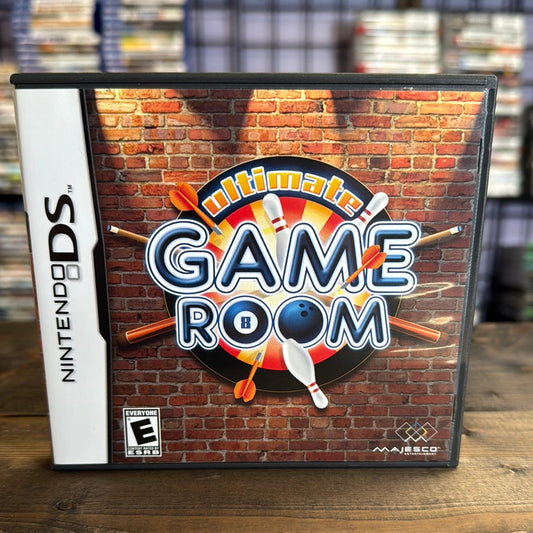 Nintendo DS - Ultimate Game Room Retrograde Collectibles CIB, Compilation, DS, E Rated, FrontLine Studios, Game Room, Majesco, Nintendo DS, Party Preowned Video Game 