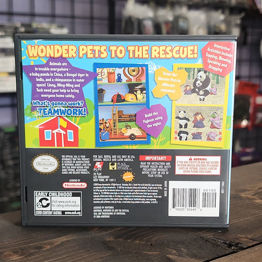 Nintendo DS - Wonder Pets: Save the Animals Retrograde Collectibles 2K Play, Black Lantern Studios, CIB, DS, EC Rated, Edutainment, Nickelodeon, Nintendo DS, Take-Two I Preowned Video Game 