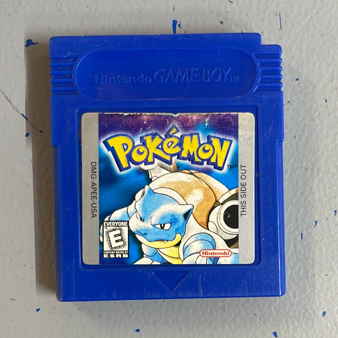 Nintendo Gameboy - Pokemon Blue Retrograde Collectibles Blue, DMG, Game Boy, Gameboy, LSE, Nintendo, Pokemon, Roleplaying Game, RPG Preowned Video Game