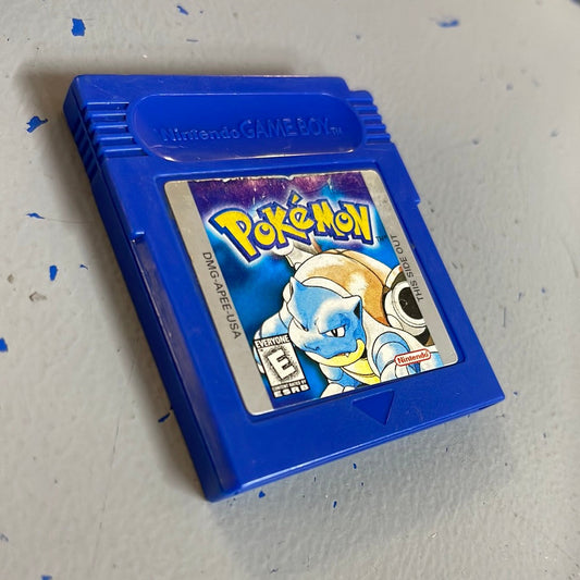 Nintendo Gameboy - Pokemon Blue Retrograde Collectibles Blue, DMG, Game Boy, Gameboy, LSE, Nintendo, Pokemon, Roleplaying Game, RPG Preowned Video Game 