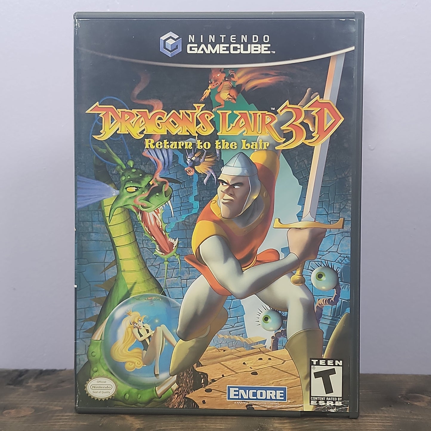 Nintendo Gamecube - Dragon's Lair 3D Retrograde Collectibles Action, Adventure, Don Bluth, Dragon's Lair, Dragonstone Software, Encore, GCN, Linear, Nintendo Gam Preowned Video Game