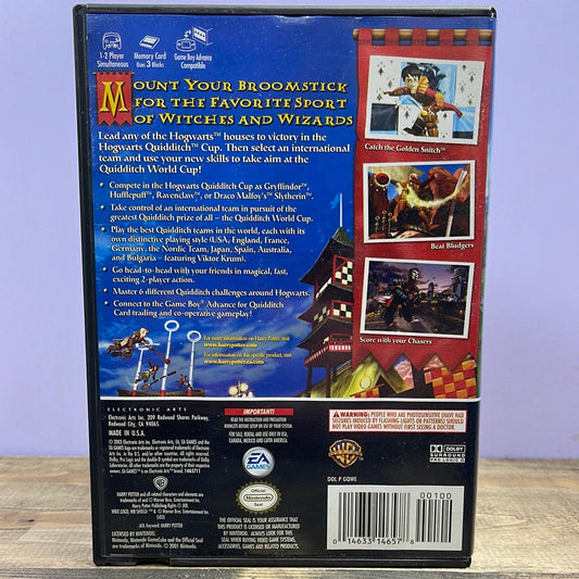 Nintendo Gamecube - Harry Potter Quidditch World Cup Retrograde Collectibles CIB, EA, Gamecube, Harry Potter, Nintendo Gamecube, Quidditch, Sports, Teen Rated, Warner Bros Preowned Video Game 