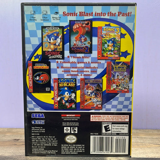 Nintendo Gamecube - Sonic Mega Collection Retrograde Collectibles Action, CIB, E Rated, Gamecube, Nintendo Gamecube, Sega, Sonic, Sonic Team Preowned Video Game