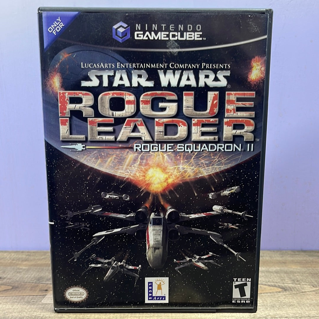 Nintendo Gamecube - Star Wars Rogue Leader Rogue Squadron II Retrograde Collectibles CIB, Gamecube, LucasArts, Lucasfilm, Nintendo, Nintendo Gamecube, Sci Fi, Space, Spaceship, Star War Preowned Video Game