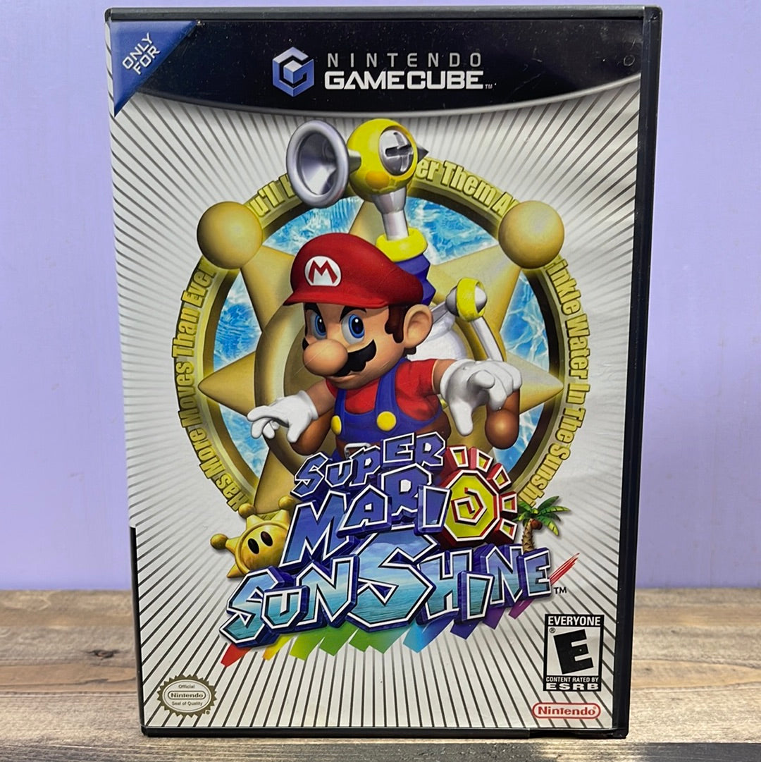 Nintendo Gamecube - Super Mario Sunshine Retrograde Collectibles Action, Adventure, CIB, E Rated, Gamecube, Mario, Nintendo Gamecube, Platformer, Super Mario Series Preowned Video Game
