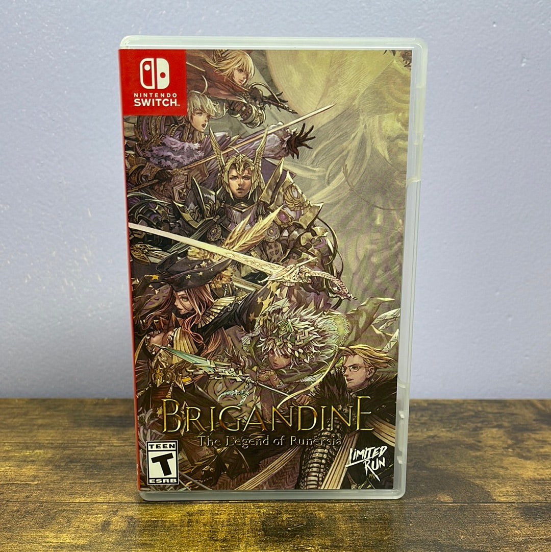 Nintendo Switch - Brigandine: The Legend of Runersia Retrograde Collectibles CIB, Fantasy, Grand Strategy, Happinet, Limited Run, Nintendo Switch, Roleplaying Game, RPG, Single Preowned Video Game