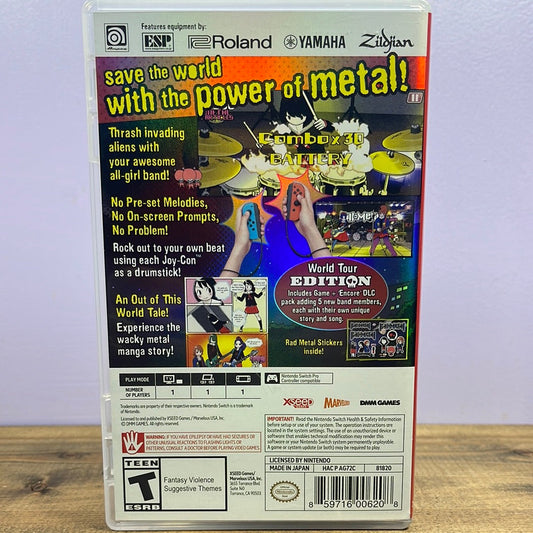 Nintendo Switch - Gal Metal [World Tour Edition] Retrograde Collectibles DMM Games, Gal Metal, GOTY, Marvelous, Nintendo, Nintendo Switch, Rhythm, Rhythm Game, Single Player Preowned Video Game 