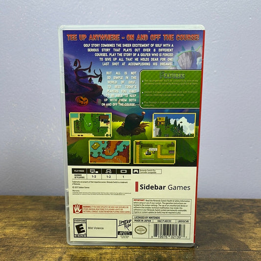 Nintendo Switch - Golf Story Retrograde Collectibles CIB, Golf, Limited Run, Nintendo Switch, Roleplaying Game, RPG, Sidebar Games, Single Player, Sports Preowned Video Game