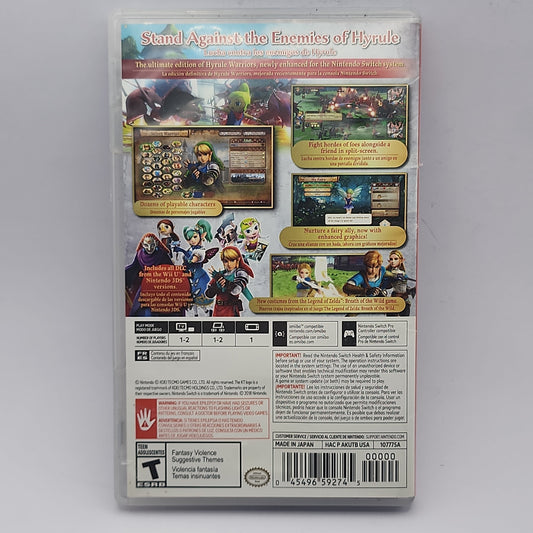 Nintendo Switch - Hyrule Warriors: Definitive Edition Retrograde Collectibles Action, Action Adventure, Amiibo Compatible, Amiibo Support, CIB, Multiplayer, Musou, Nintendo, Nint Preowned Video Game 