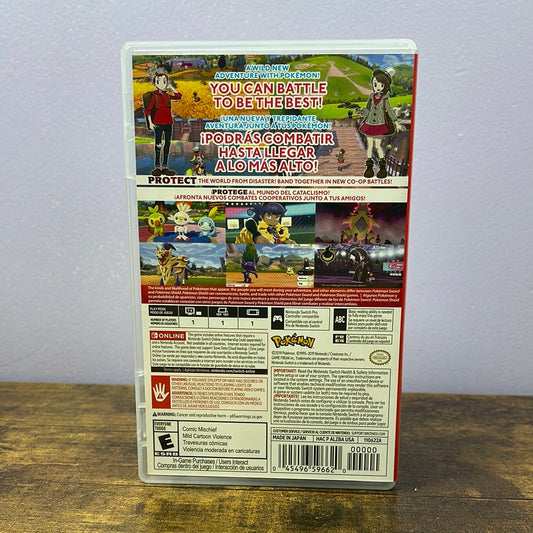 Nintendo Switch - Pokemon: Shield Retrograde Collectibles Action RPG, CIB, E Rated, GameFreak, JRPG, Multiplayer, Nintendo Switch, Pokemon Company, Pokemon Se Preowned Video Game
