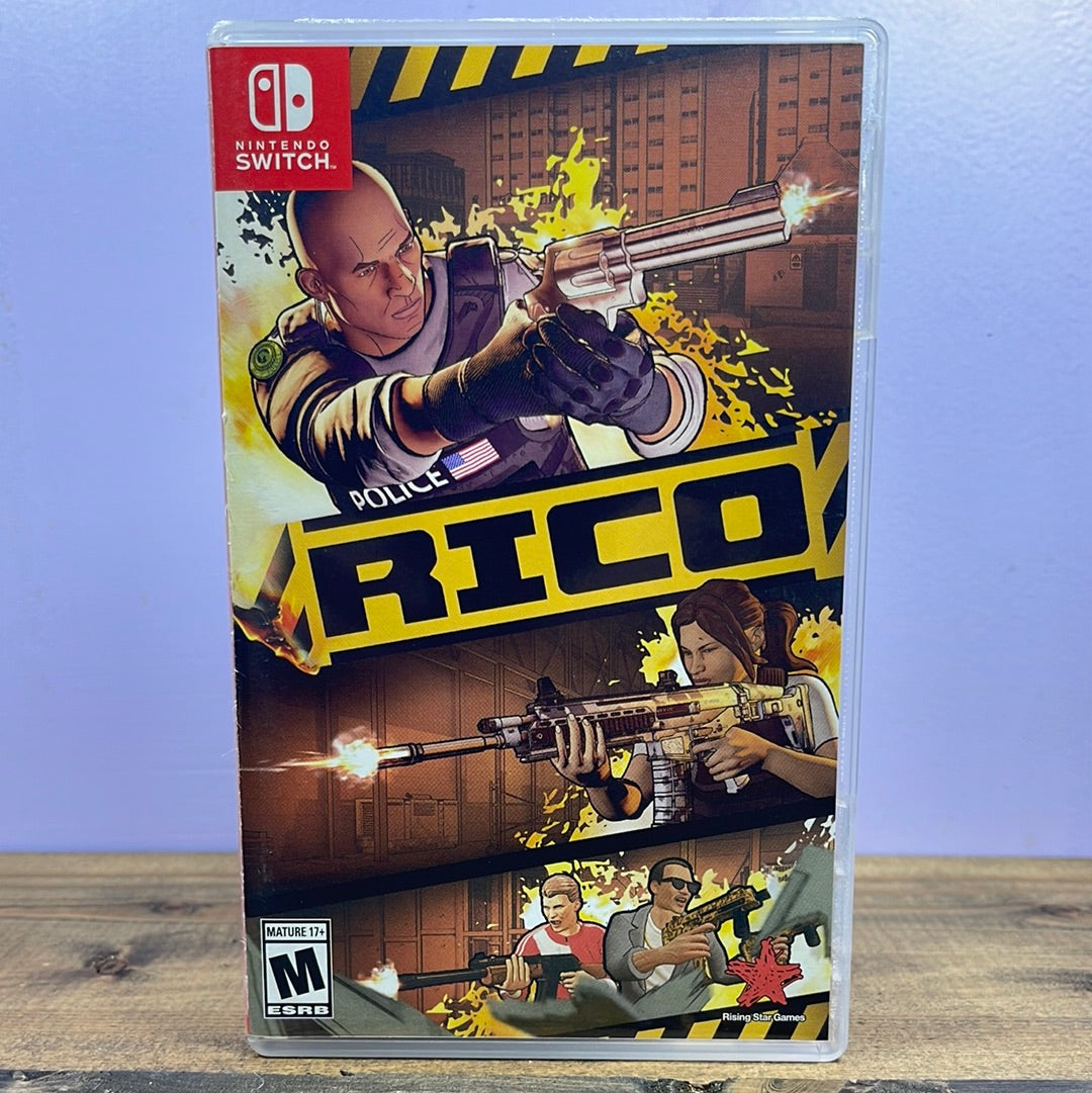 Nintendo Switch - Rico Retrograde Collectibles Action, CIB, First Person Shooter, Ground Shatter, M Rated, Nintendo, Nintendo Switch, Rising Star G Preowned Video Game