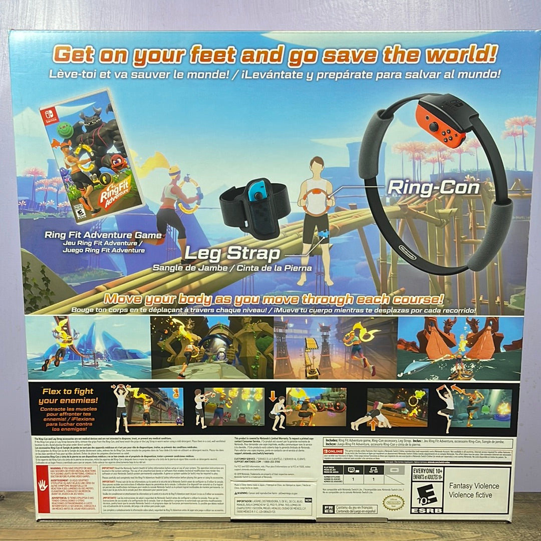 Nintendo Switch - Ring Fit Adventure Retrograde Collectibles Adventure, CIB, E10 Rated, Exercise, Nintendo, Nintendo Switch, Roleplaying Game, RPG, Switch Preowned Video Game