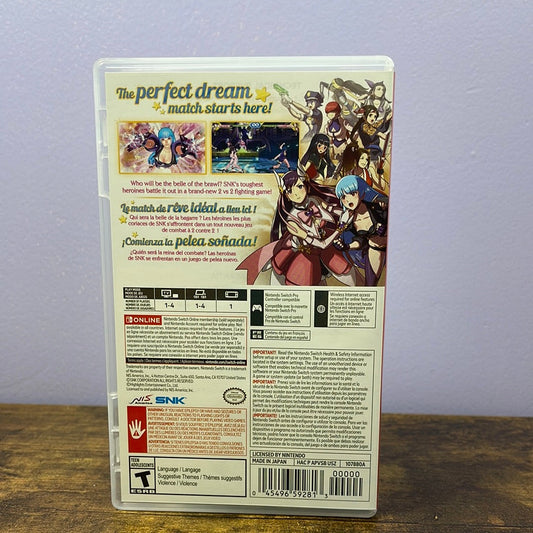 Nintendo Switch - SNK Heroines: Tag Team Frenzy Retrograde Collectibles 2D Fighter, Action, Anime, CIB, Cute, Fighting, Nintendo Switch, SNK, Switch, T Rated, Weeb Preowned Video Game