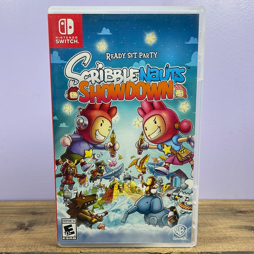 Nintendo Switch - Scribblenauts Showdown Retrograde Collectibles Action, CIB, E10 Rated, Nintendo, Nintendo Switch, Puzzle, Switch, Warner Bros, WB Games Preowned Video Game