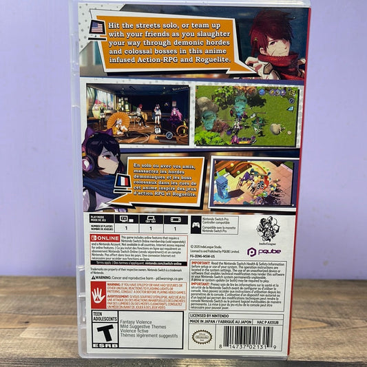 Nintendo Switch - Zengeon Retrograde Collectibles Action, CIB, Fantasy, Nintendo Switch, PQUBE, Rogue Lite, Roguelike, Roleplaying, RPG, Single Player Preowned Video Game