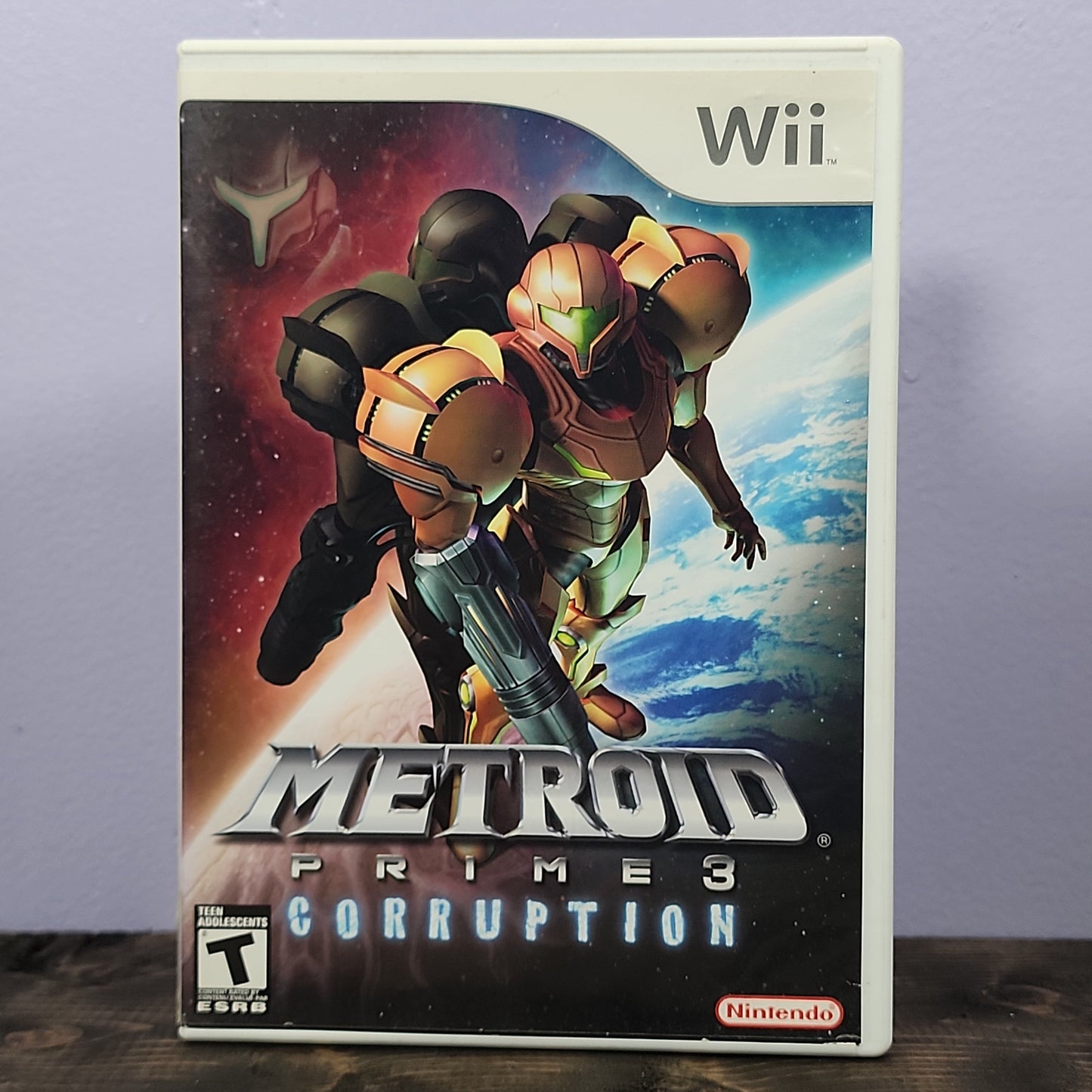 Nintendo Wii - Metroid Prime 3 Corruption Retrograde Collectibles Action, CIB, First Person Shooter, Metroid Series, Nintendo Wii, Retro Studios, Sci-Fi, T Rated, Wii Preowned Video Game