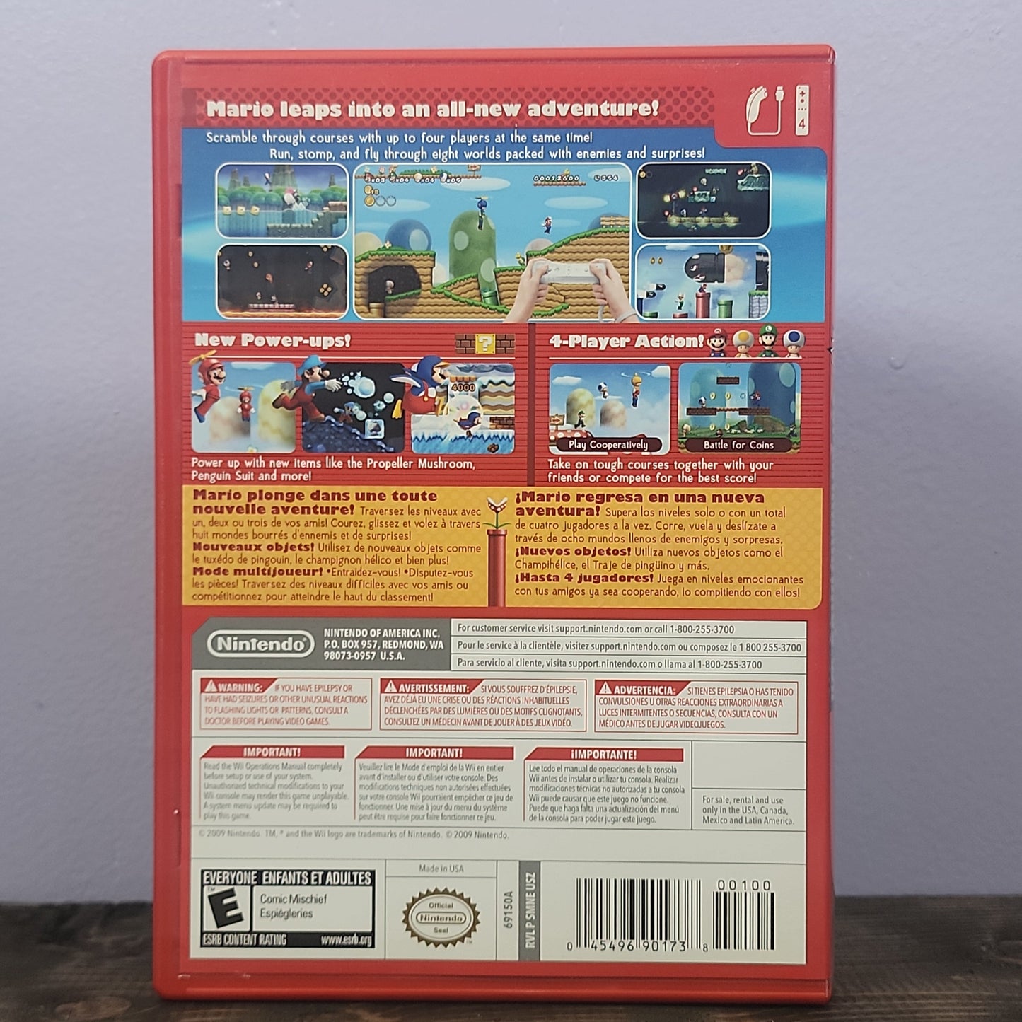 Nintendo Wii - New Super Mario Bros. Wii Retrograde Collectibles 2D, CIB, Co-op, E Rated, Mario Series, Multiplayer, New Super Mario Bros, Nintendo Wii, Platformer, Preowned Video Game