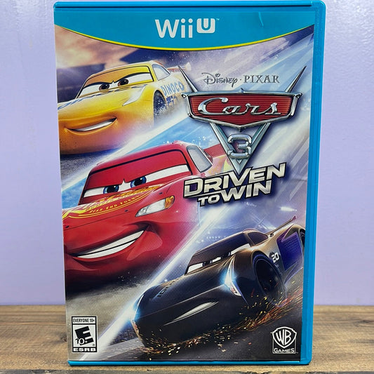 Nintendo Wii U - Cars 3 Driven to Win Retrograde Collectibles Avalanche, CIB, Disney, Driving, E10 Rated, Nintendo Wii U, Pixar, Racing, Warner Bros, WB Games, Wi Preowned Video Game 