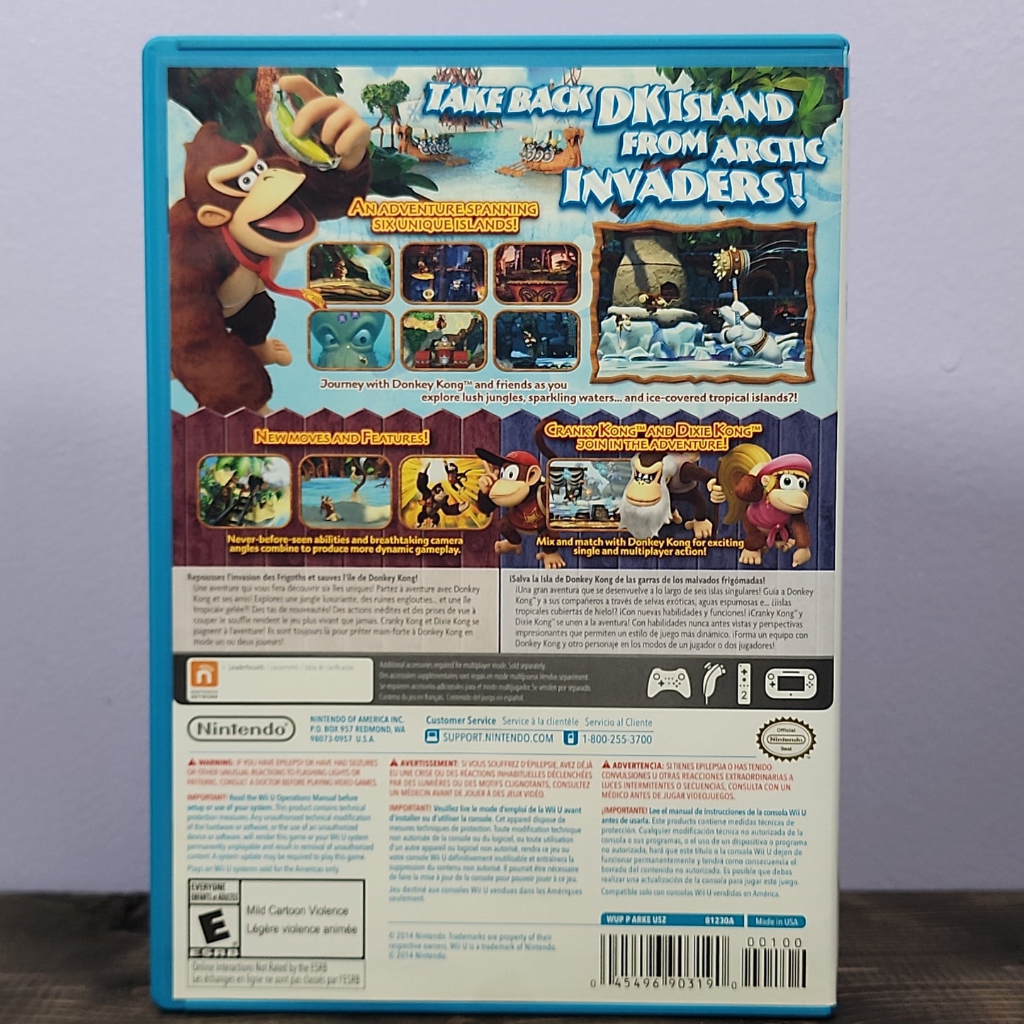 Nintendo Wii U - Donkey Kong Country: Tropical Freeze Retrograde Collectibles Action, CIB, Donkey Kong, Donkey Kong Country, E Rated, Nintendo, Platformer, Retro Studios, Wii U Preowned Video Game