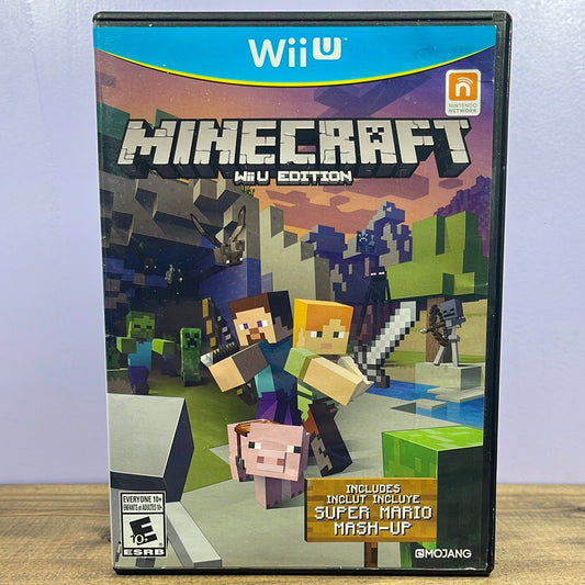 Nintendo Wii U - Minecraft Retrograde Collectibles Action, Adventure, Building, CIB, E10 Rated, Microsoft, Mojang, Nintendo Wii U, Open World, Sandbox, Preowned Video Game 