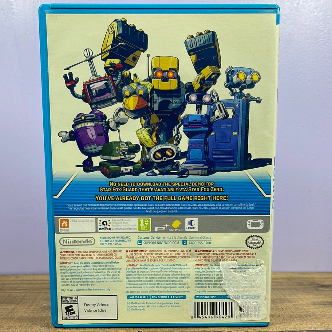 Nintendo Wii U - Star Fox Guard Retrograde Collectibles Amiibo Compatible, Amiibo Support, CIB, E10 Rated, Nintendo Wii U, Tower Defense, Wii U, WiiU Preowned Video Game