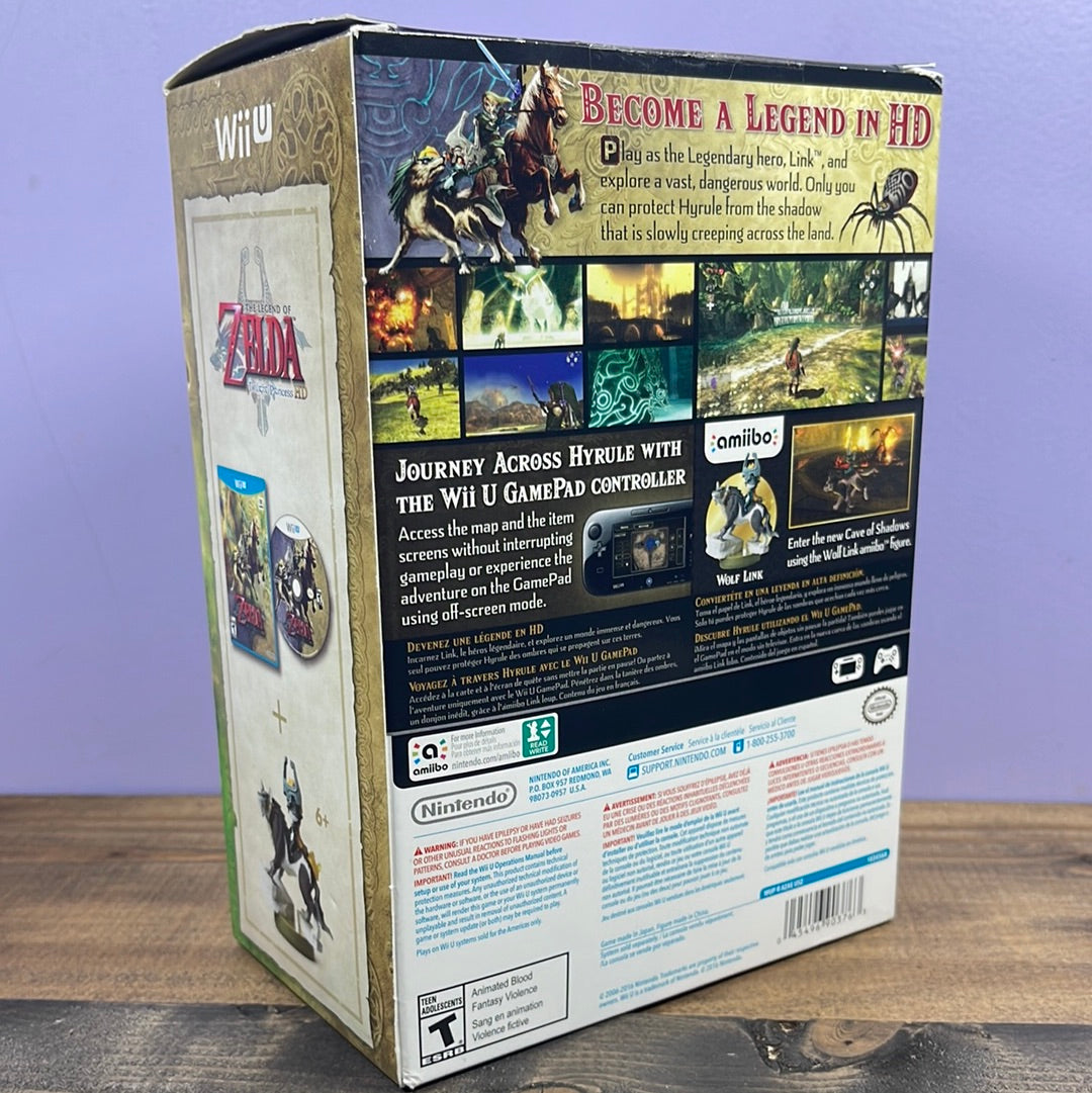 Nintendo Wii U - The Legend of Zelda Twilight Princess HD Retrograde Collectibles Action, Adventure, Amiibo Compatible, Amiibo Support, CIB, Legend of Zelda, Link, Nintendo Wii U, Te Preowned Video Game