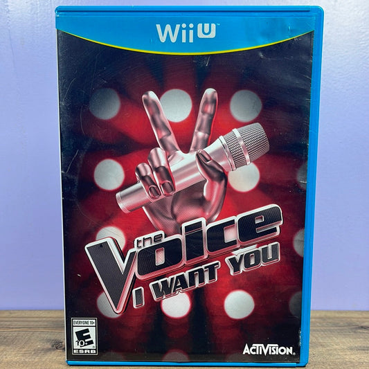 Nintendo Wii U - The Voice I Want You Retrograde Collectibles Activision, CIB, E10 Rated, Music, Nintendo Wii U, Rhythm, Sing, Warner Bros, Wii U, WiiU Preowned Video Game 