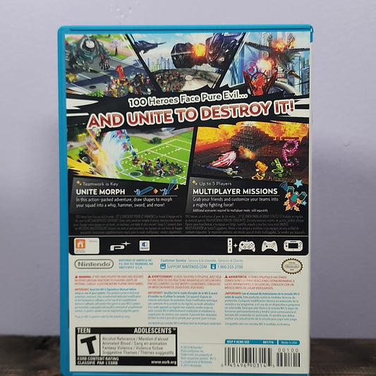 Nintendo Wii U - The Wonderful 101 Retrograde Collectibles CIB, Nintendo Wii U, Superheroes, T Rated, Wonderful 101 Preowned Video Game