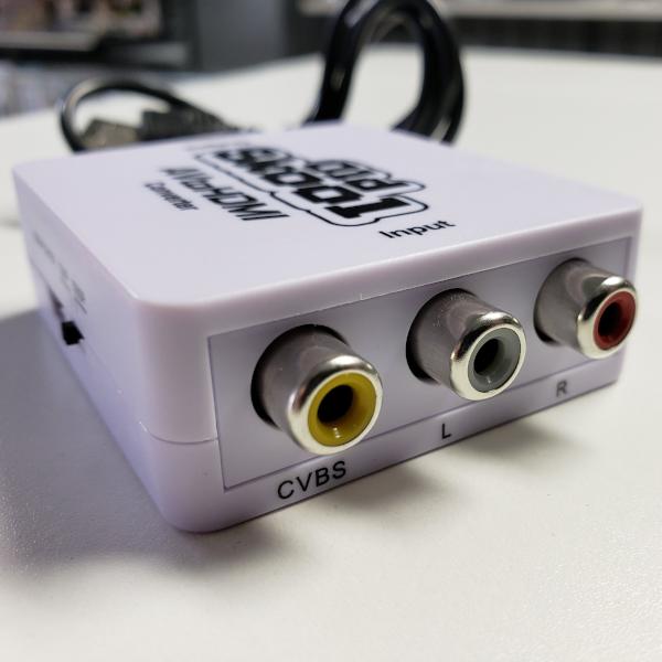 Old Skool | AV-to-HDMI Adapter Retrograde Collectibles Adapter, AV, Cables, HDMI Adapter
