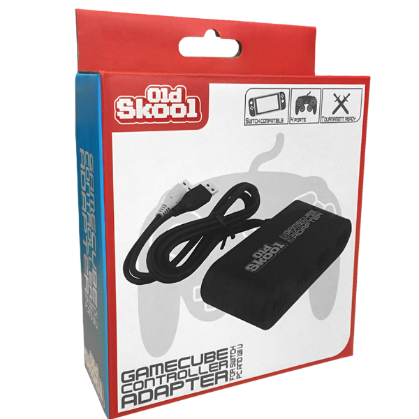 Old Skool | GameCube-to-Switch Controller Adapter Retrograde Collectibles Adapter, Cables, Gamecube, Switch Adapter