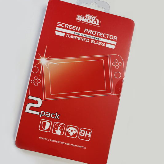 Old Skool | Nintendo Switch Screen Protector | 2-Pack Retrograde Collectibles Accessory, Screen Protector, Switch Screen Protector