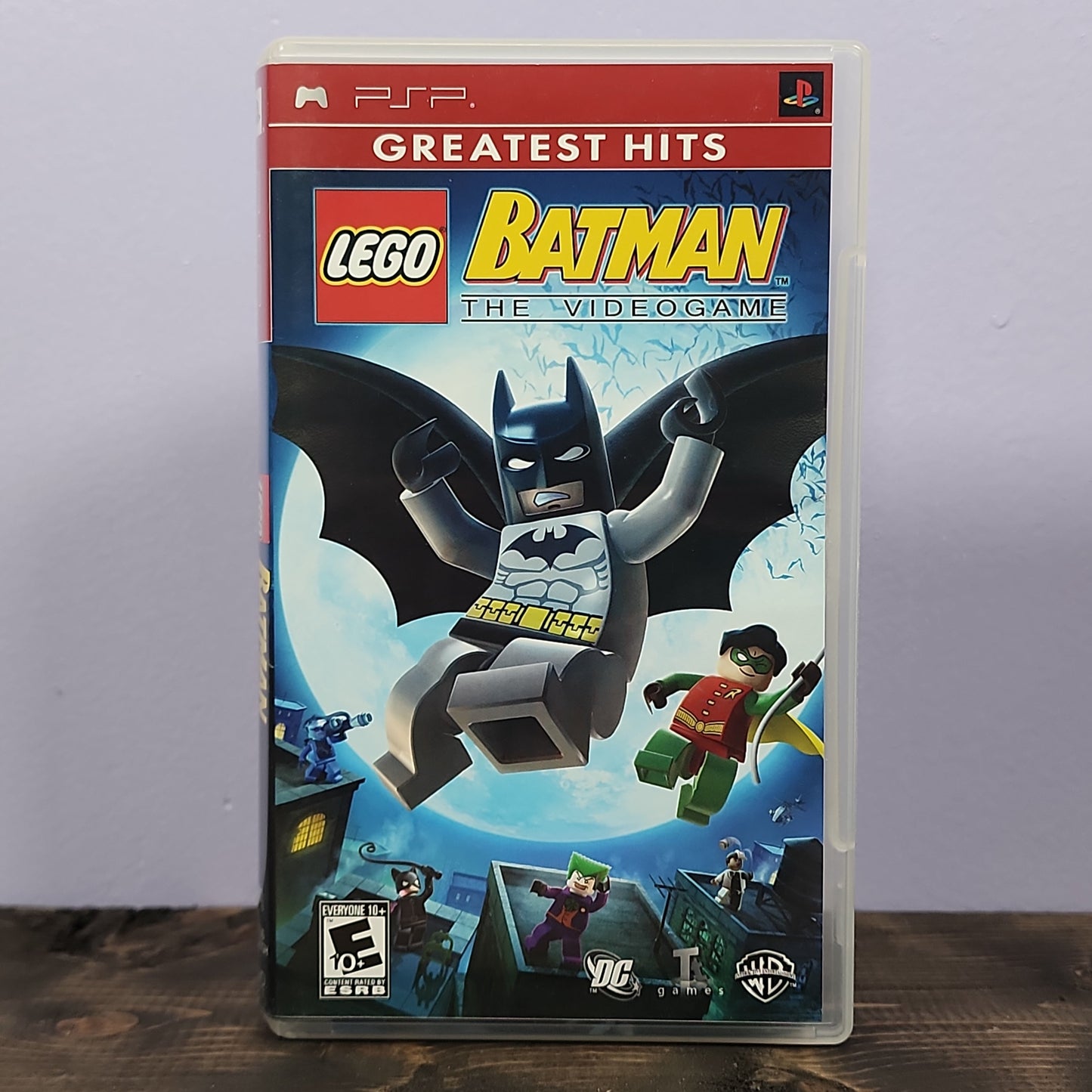 PSP - LEGO Batman the Video Game Retrograde Collectibles Batman, Cat-woman, CIB, Clayface, DC, Harley Quinn, Joker, LEGO, Mr. Freeze, Multiplayer, Playstatio Preowned Video Game