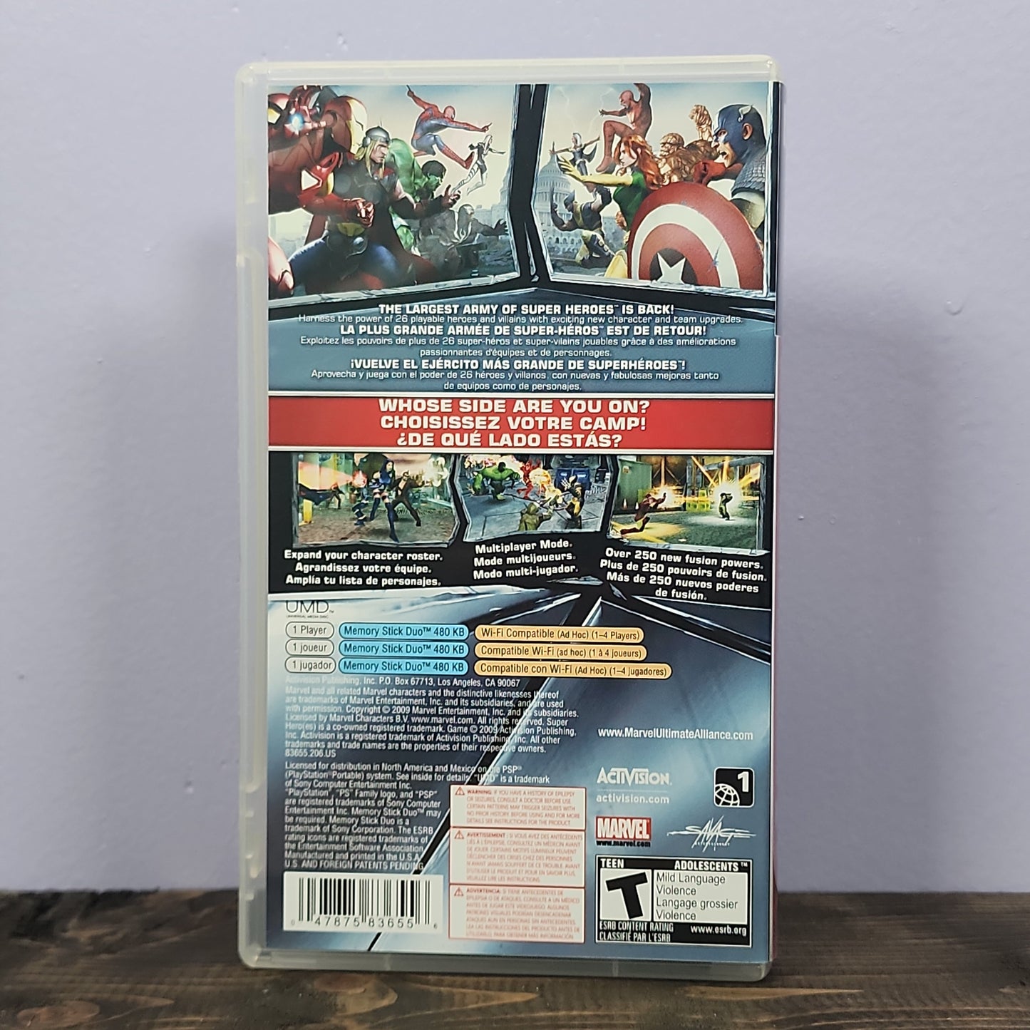PSP - Marvel: Ultimate Alliance 2 Retrograde Collectibles Action, Activision, CIB, Marvel, Playstation Portable, PSP, RPG, Supehero, T Rated, Ultimate Allianc Preowned Video Game