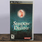 PSP - Shadow of Destiny Retrograde Collectibles Action, Adventure, CIB, Konami, PSP, Sony, T Rated Preowned Video Game 