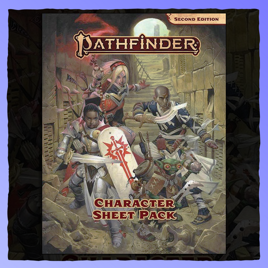 Pathfinder Second Edition - Character Sheet Pack Retrograde Collectibles Paizo, Pathfinder, Roleplaying Game, RPG, TTRPG Role Playing Games 
