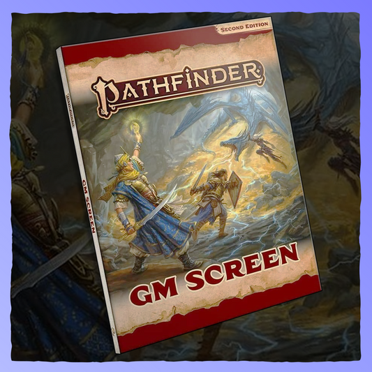 Pathfinder Second Edition - GM Screen Retrograde Collectibles 2E, d20, Paizo, Pathfinder, Roleplaying Game, RPG, Tabletop, Tabletop RPG, TTRPG Role Playing Games