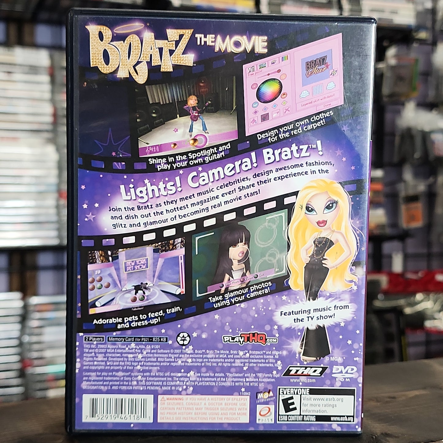 Playstation 2 - Bratz: The Movie Retrograde Collectibles Blitz Games, Bratz, CIB, E Rated, THQ, Virtual Life Preowned Video Game