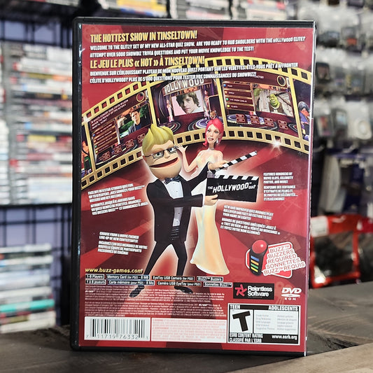 Playstation 2 - Buzz!: The Hollywood Quiz Retrograde Collectibles Buzz, CIB, EyeToy Compatible, Mandatory Peripheral, Movies, Playstation 2, PS2, Quiz, T Rated, Trivi Preowned Video Game