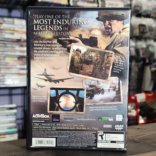 Playstation 2 - Call of Duty 2: Big Red One Retrograde Collectibles Activision, Call of Duty, CIB, First Person Shooter, FPS, Historical, M Rated, Playstation 2, PS2, S Preowned Video Game