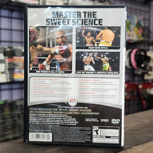 Playstation 2 - Fight Night: Round 3 Retrograde Collectibles Boxing, CIB, EA Chicago, EA Sports, Fight Night, Playstation 2, PS2, Sports, T Rated Preowned Video Game