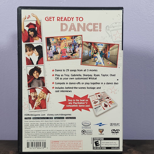 Playstation 2 - High School Musical 3: Senior Year Dance Retrograde Collectibles CIB, Dance Pad Compatible, Dancing, Disney, Disney Interactive Studios, E Rated, High School Musical Preowned Video Game