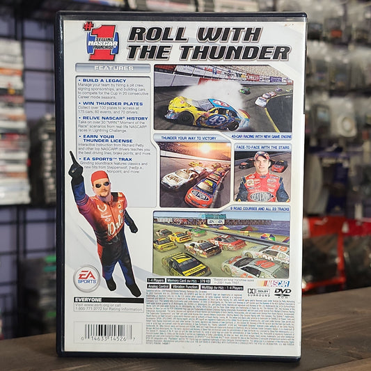 Playstation 2 - NASCAR Thunder 2003 Retrograde Collectibles CIB, E Rated, EA Sports, NASCAR, Playstation 2, PS2, Racing, Simulation Preowned Video Game