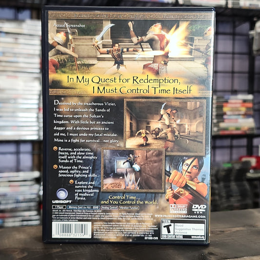 Playstation 2 - Prince of Persia: The Sands of Time Retrograde Collectibles Action, Adventure, CIB, Linear, Parkour, Playstation 2, Prince of Persia, PS2, T Rated, Ubisoft Preowned Video Game